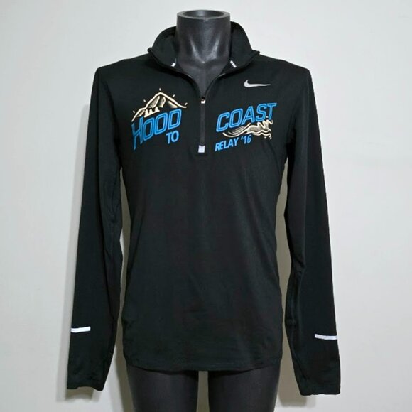 Nike Running Hood To Coast Relay 1/4 Zip M Mens Track and Field Pullover Rare - Picture 6 of 12